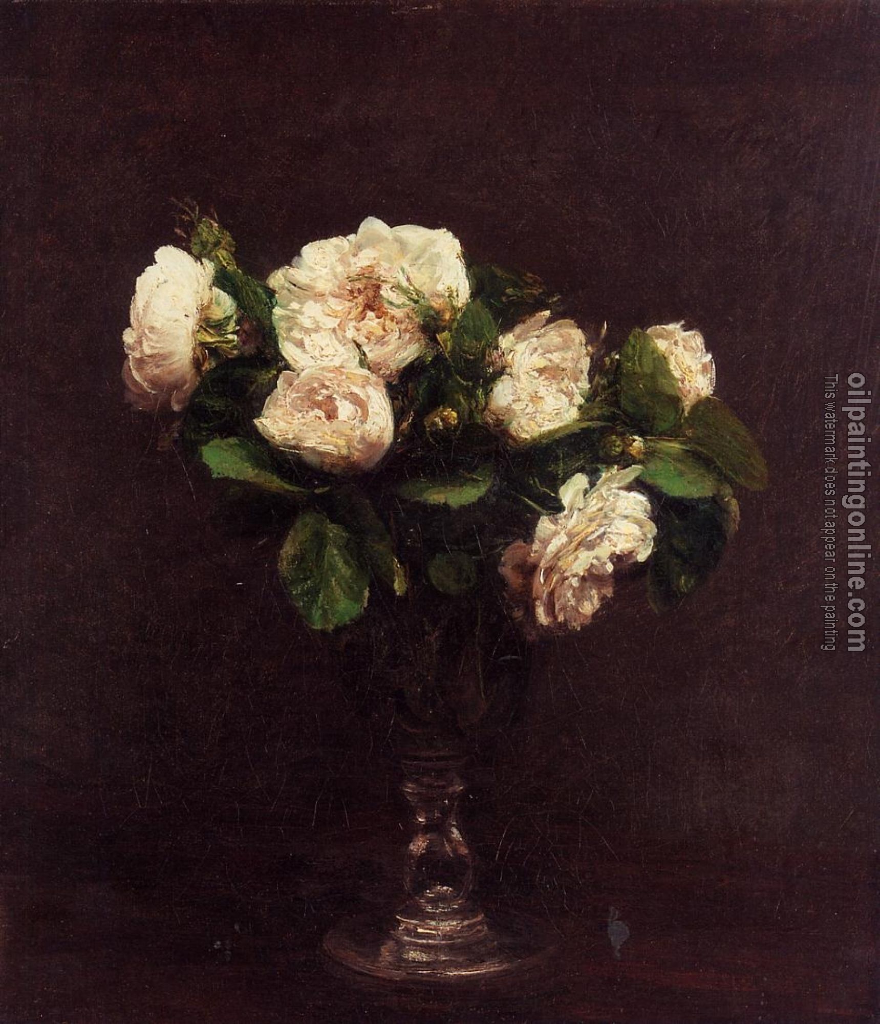 Fantin-Latour, Henri - White Roses